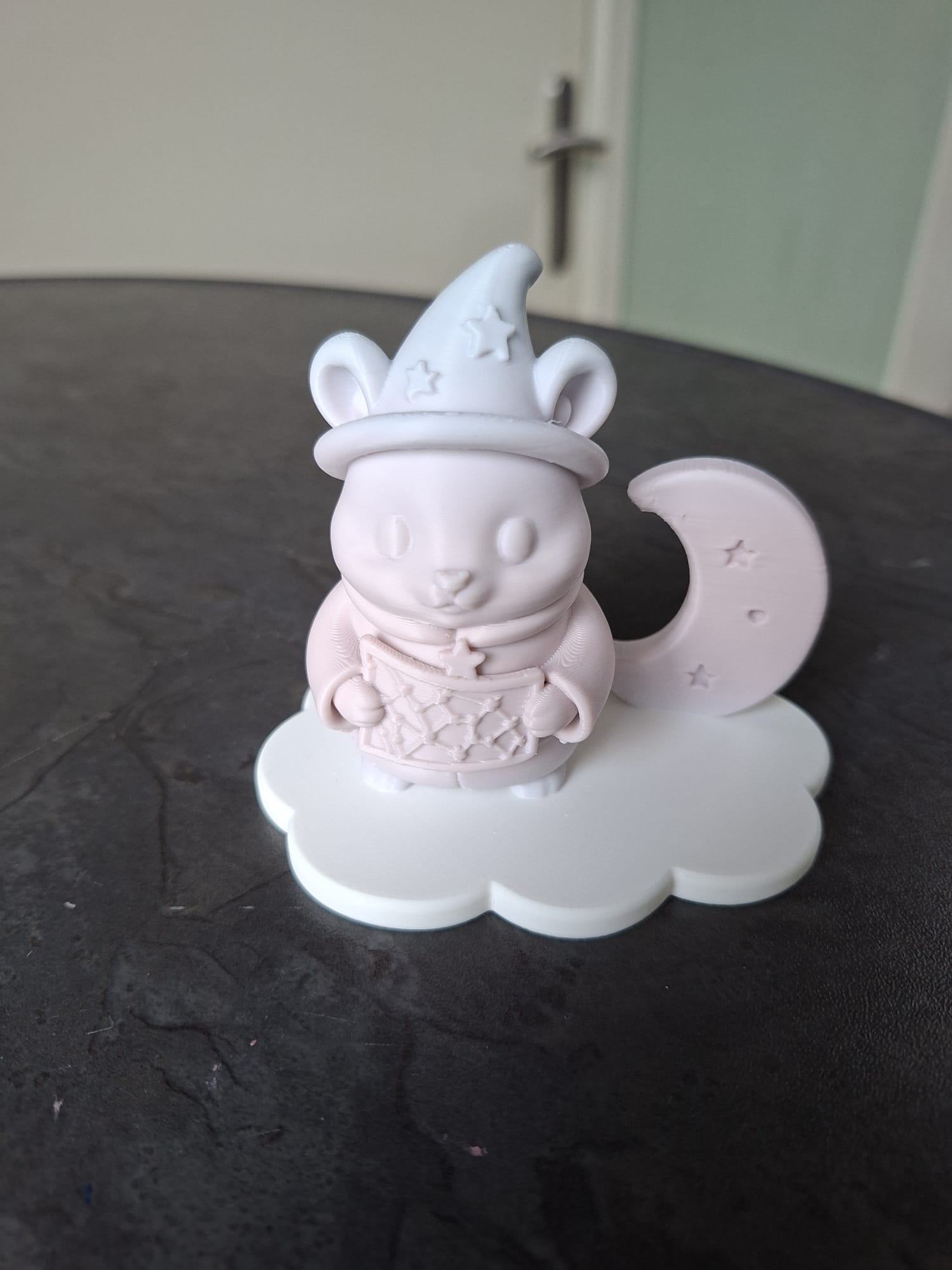 Moon Mouse Wizard – Fantasy Shelf Decor