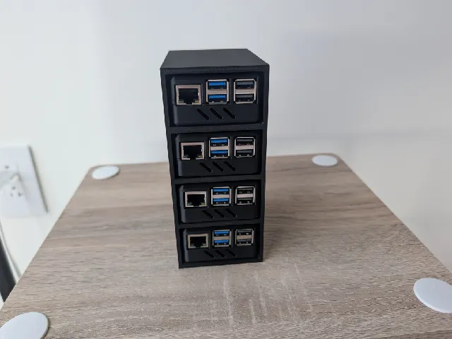 Raspberry Pi Storage Shelf For Pyrho's Pimoroni NVMe Case
