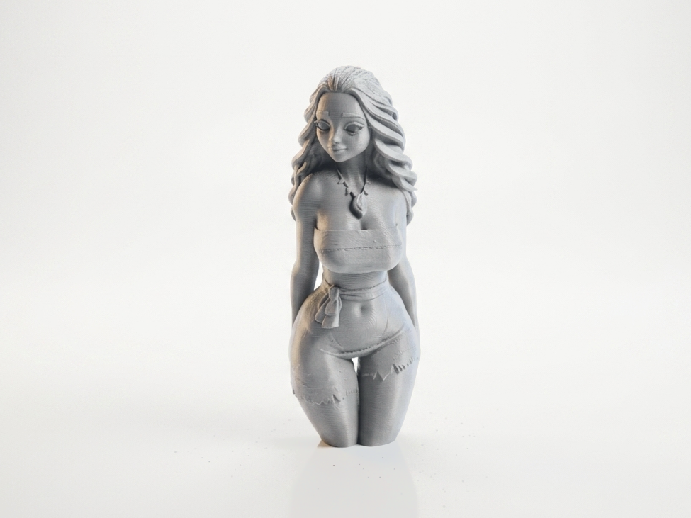 Moana Bust Disney Princess Collectible 3D Printable