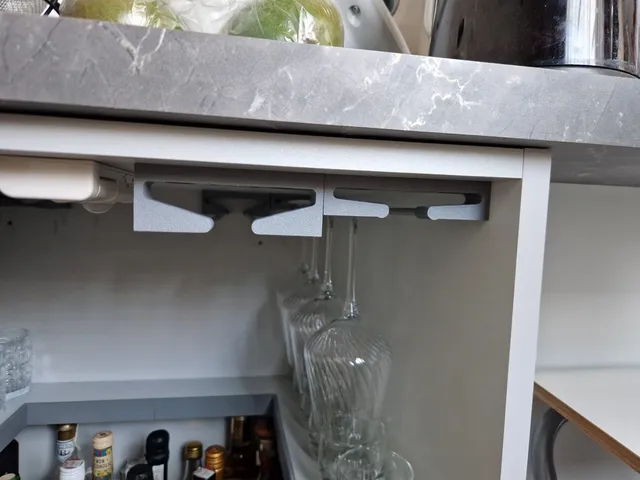 Smaller glass rack
