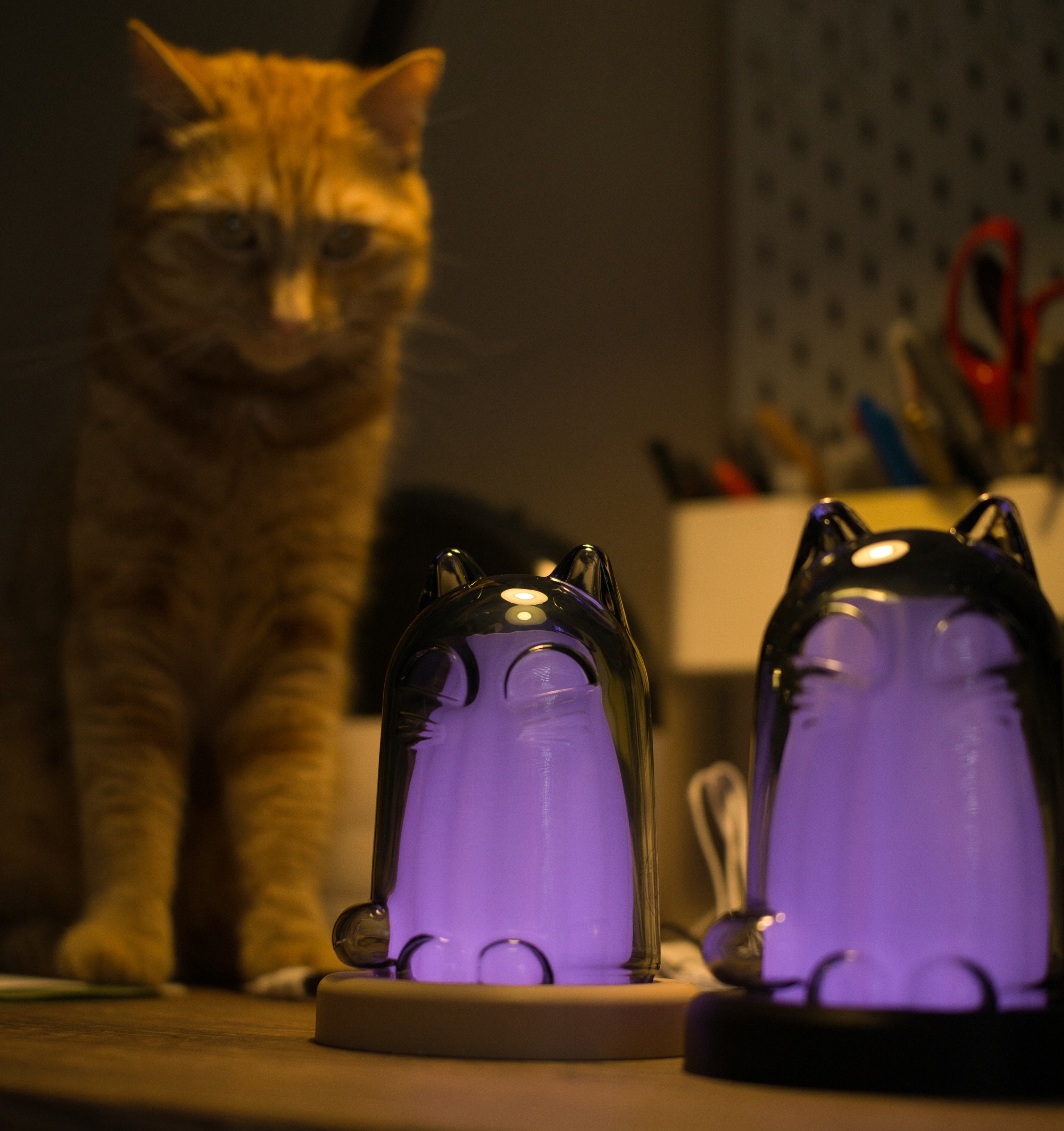 3DCatz Cat Lamp with Ikea Kustfyr Cat