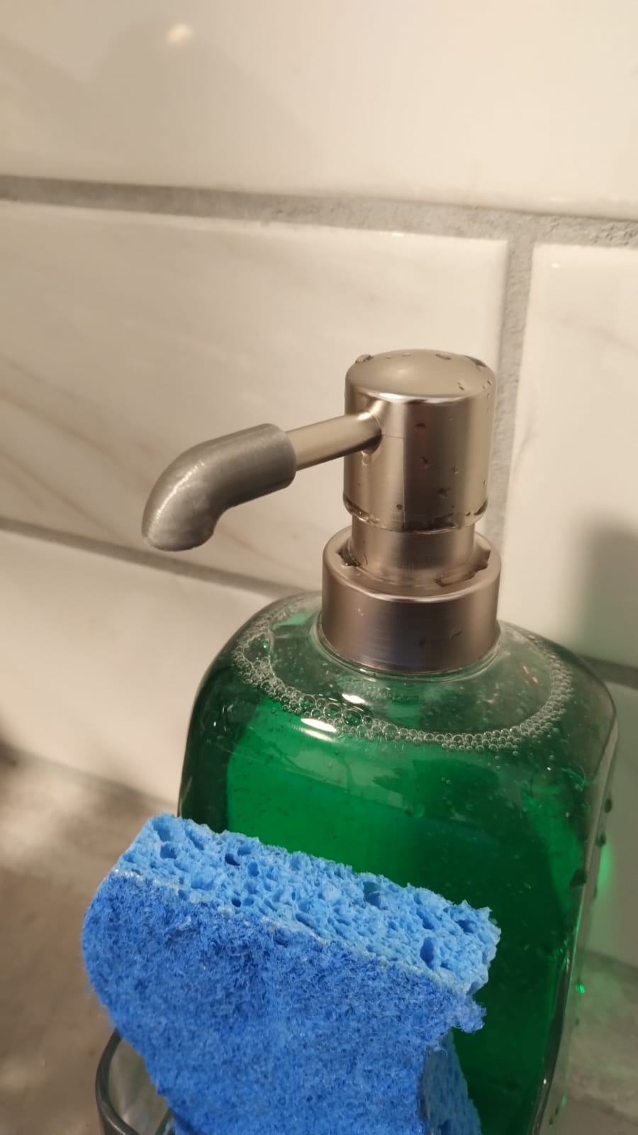 Soap dispenser angle