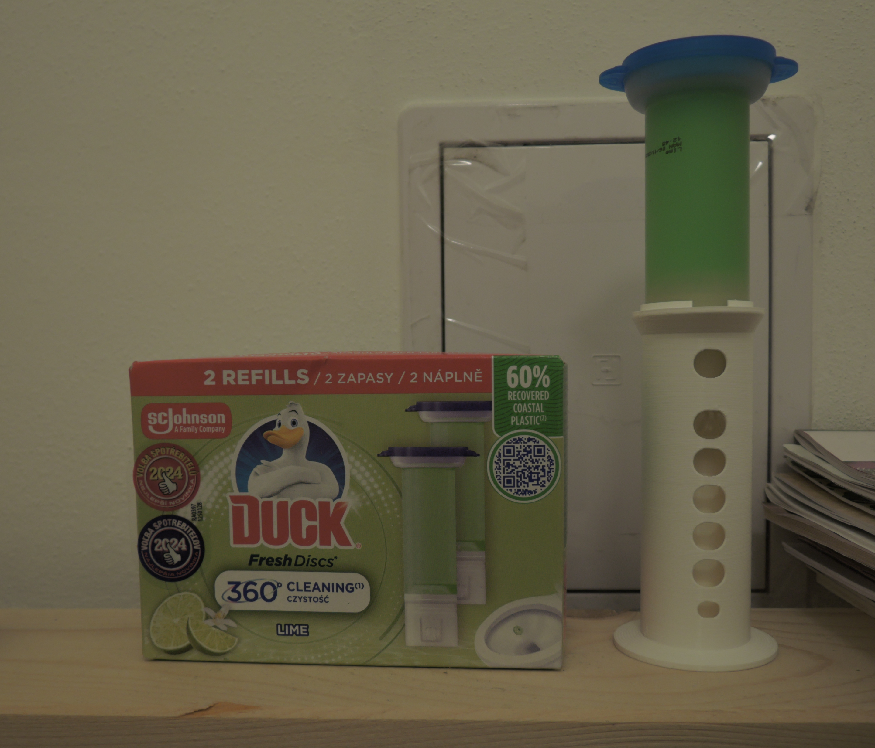 Wc Duck FreshDiscs dispenser 3D model