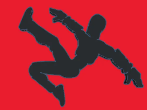 Ninja Silhouette Wall Decoration.