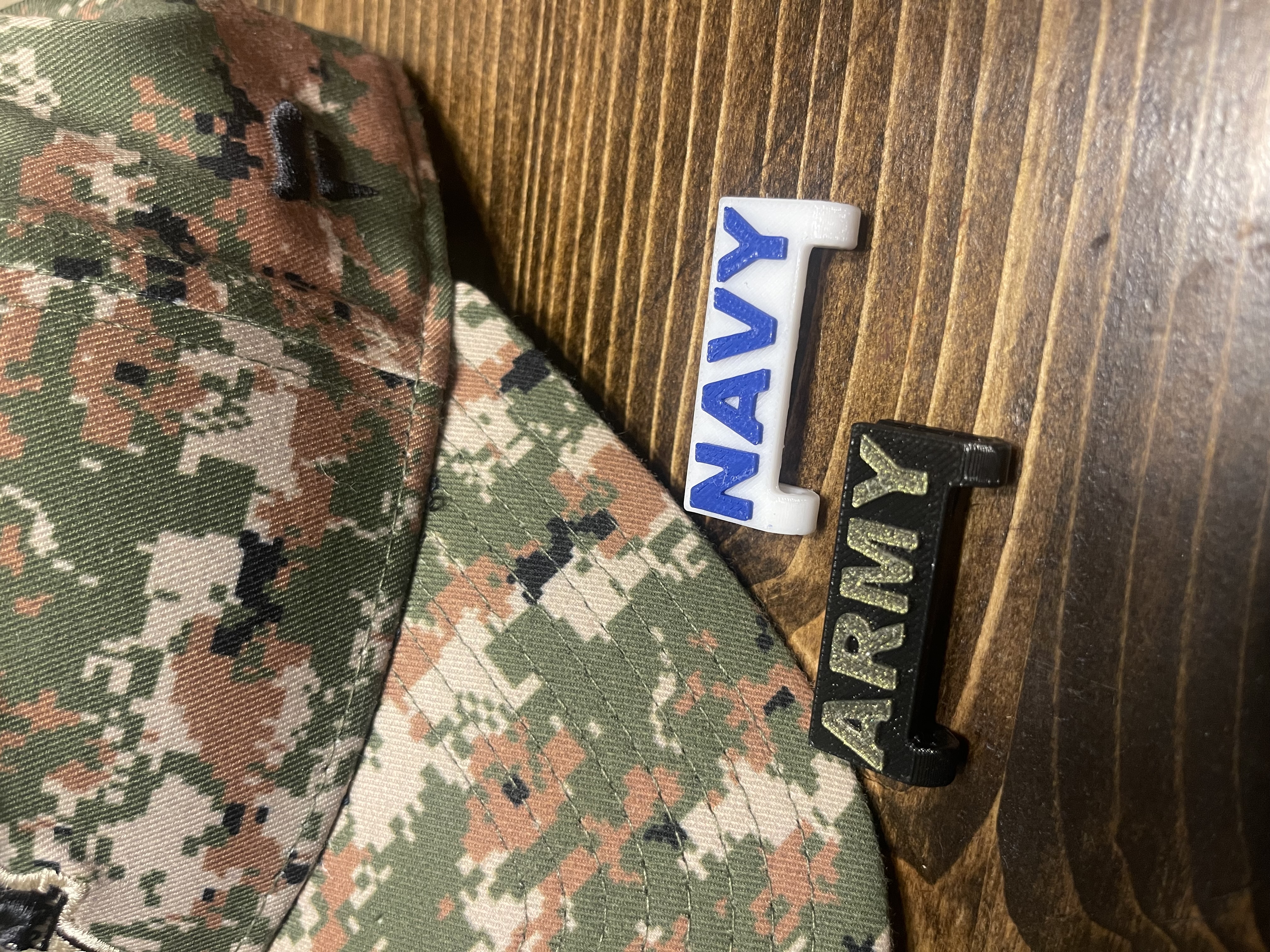 USA SERVICEMEMBER HAT CLIPS, NO AMS