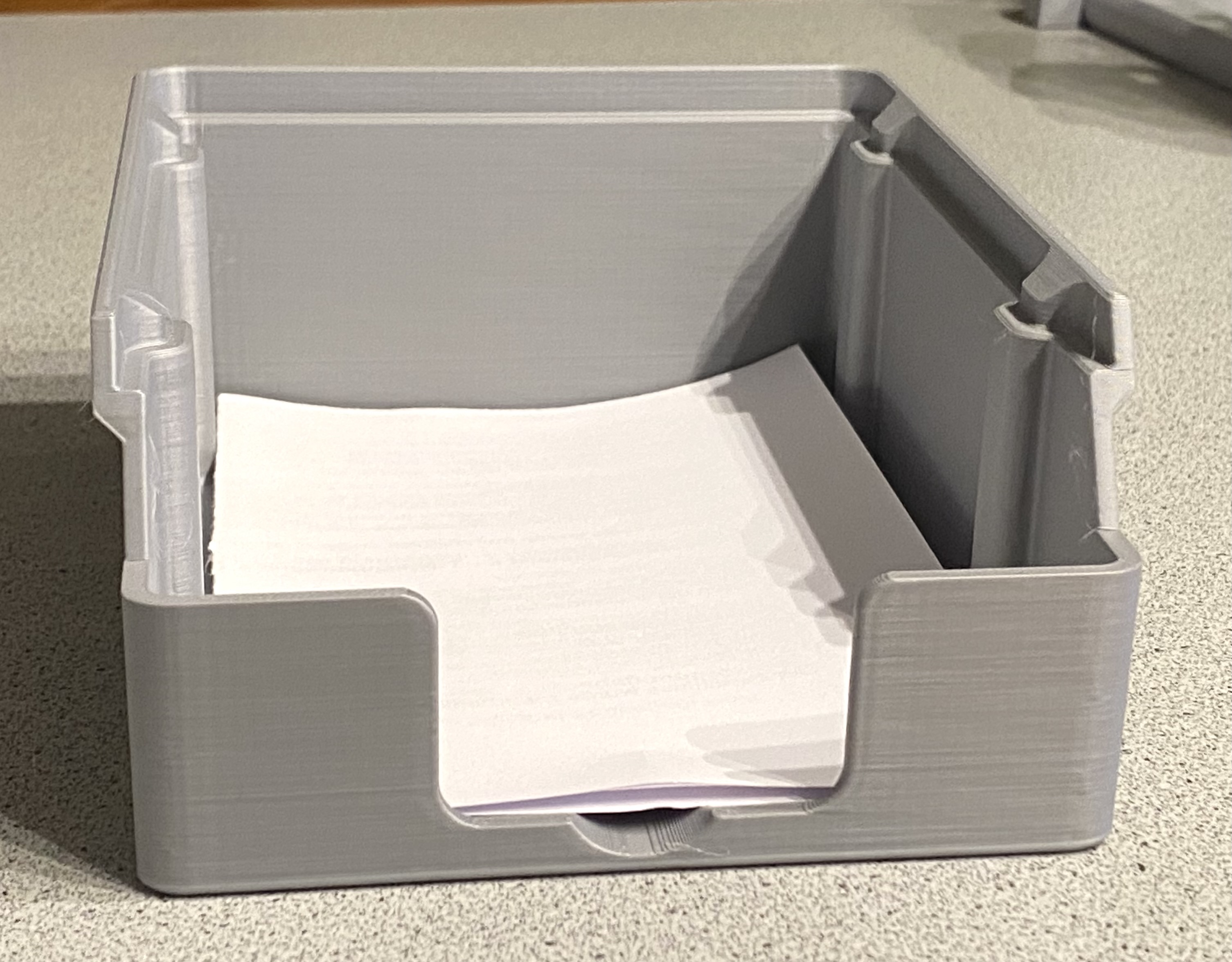 Miniatura 2 do modelo 3D Stackable Box for Din A6 Notes