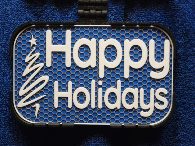 Happy Holidays sign