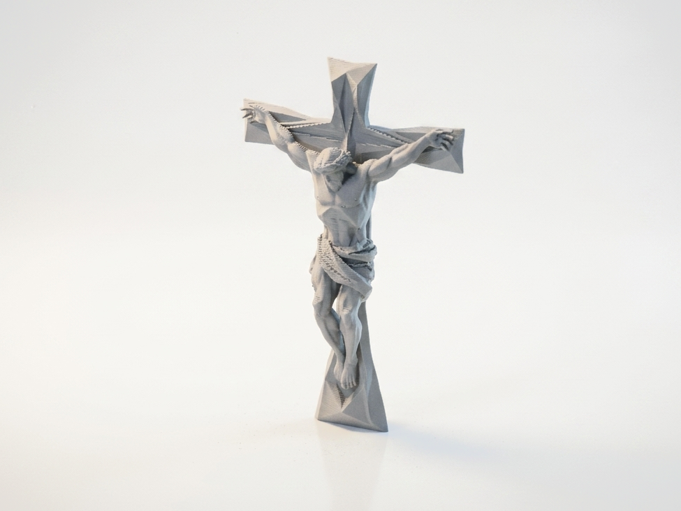 Christ Crucifix Religious Statue 3D Printable
