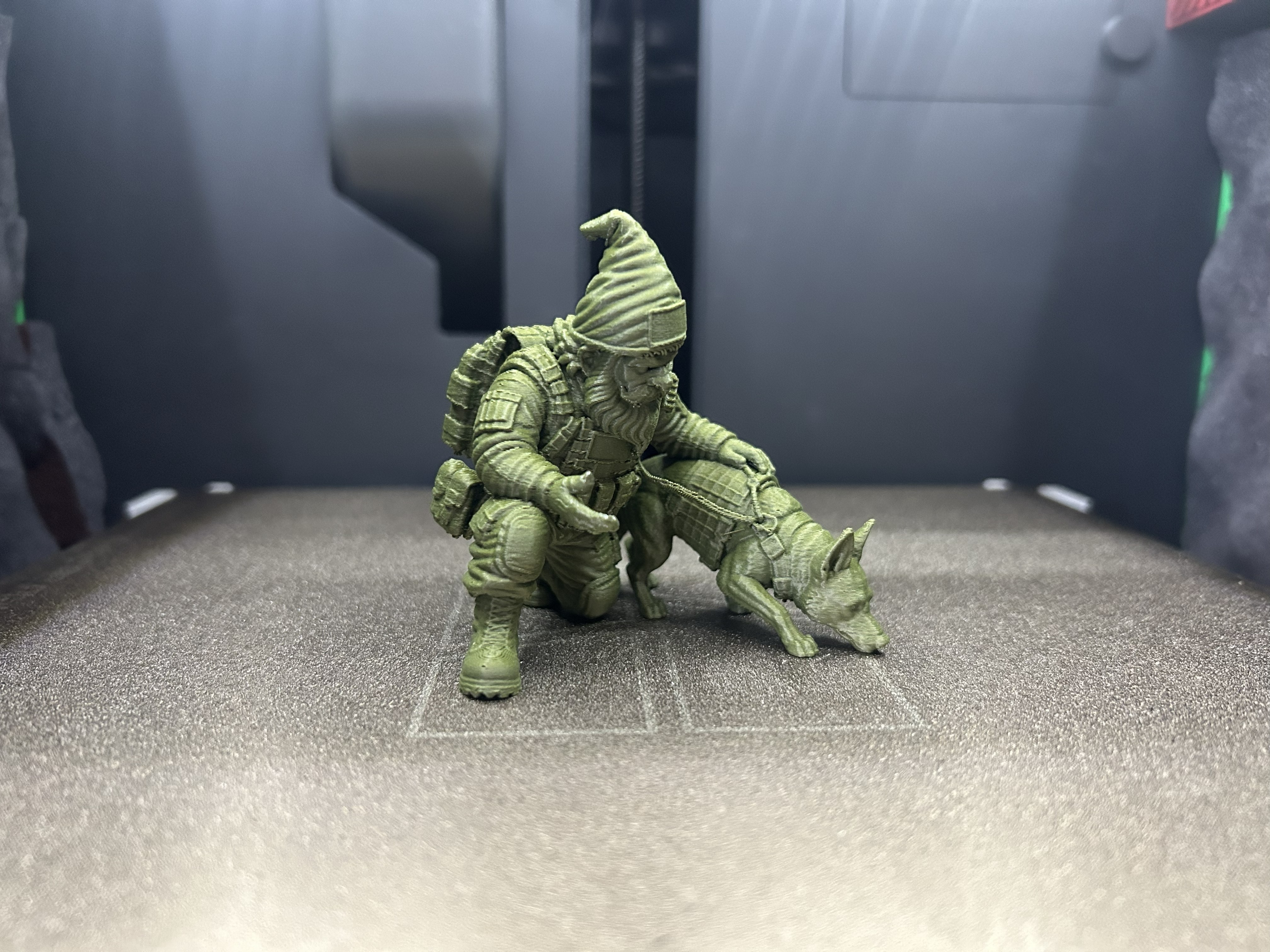 Tactical K9 Handler Gnome