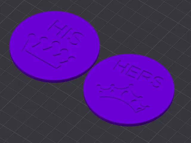 His/Her Coaster Pair