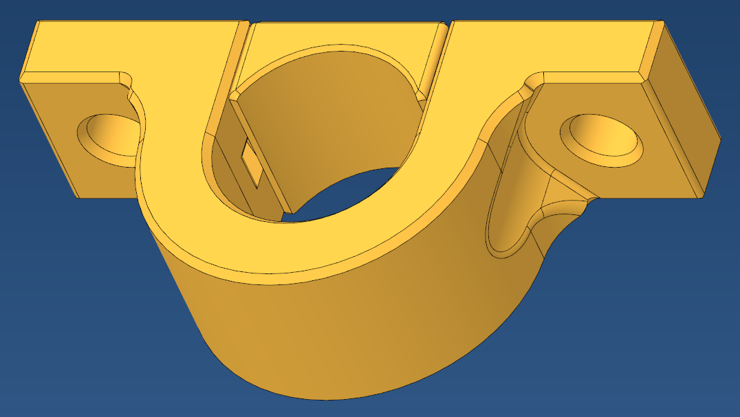.25" (1/4") Pipe Wall Mount