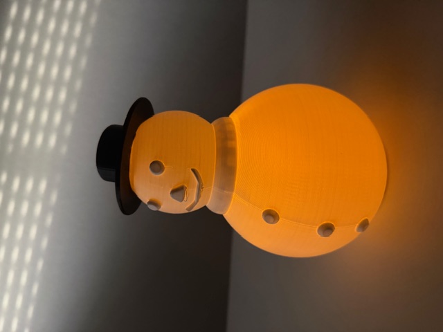 Großer LED-Schneemann / Snowman-Light