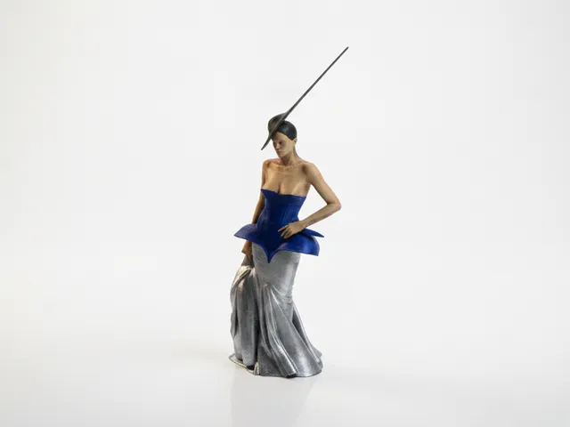 Fashion Model Figurine Female Figure 3D Printable