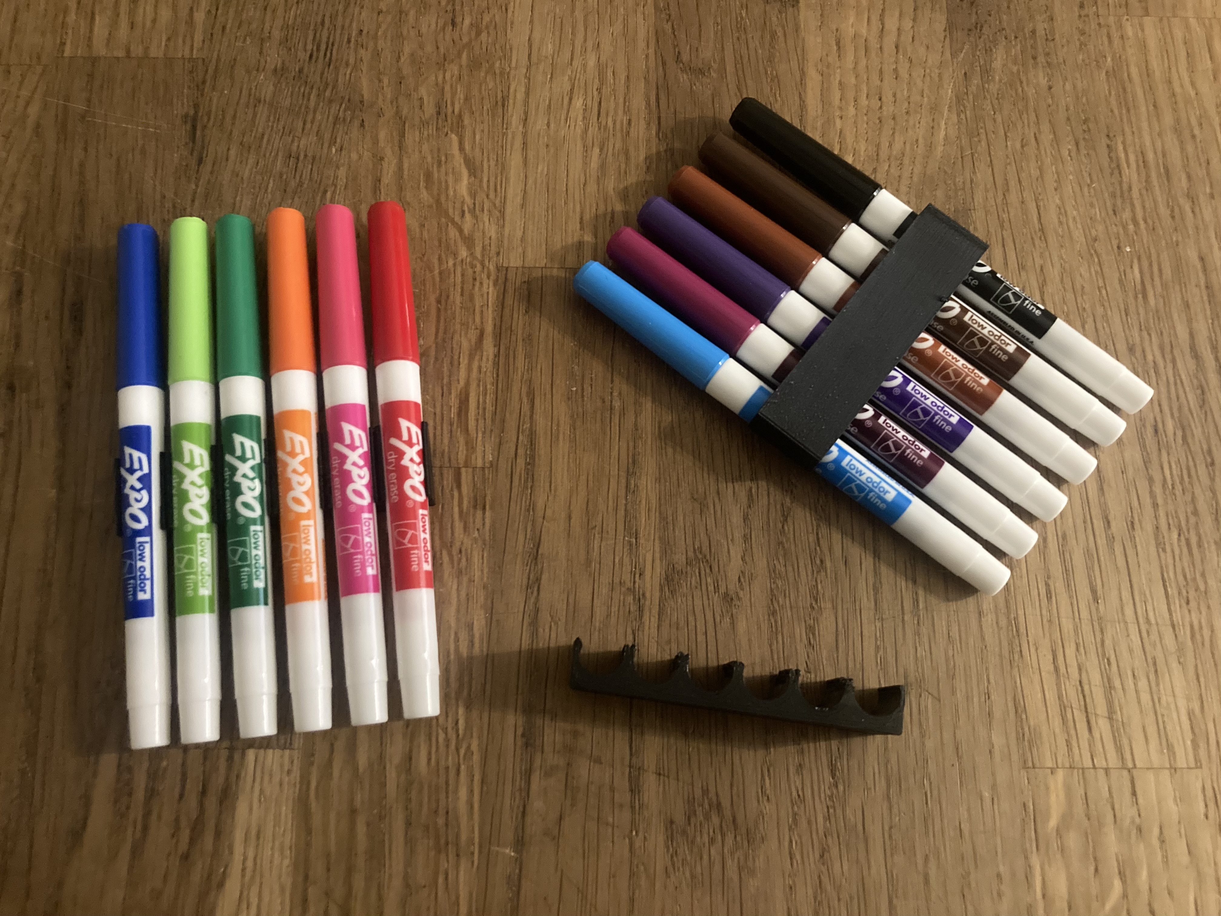Dry Erase Marker (Fine Tip) 6-Pack Holder