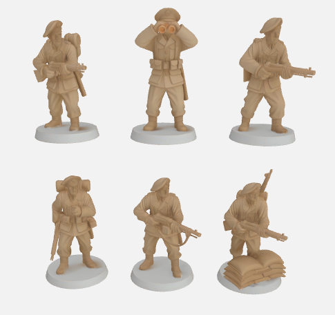 British soldiers WW2