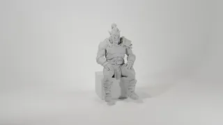 Sitting Orc