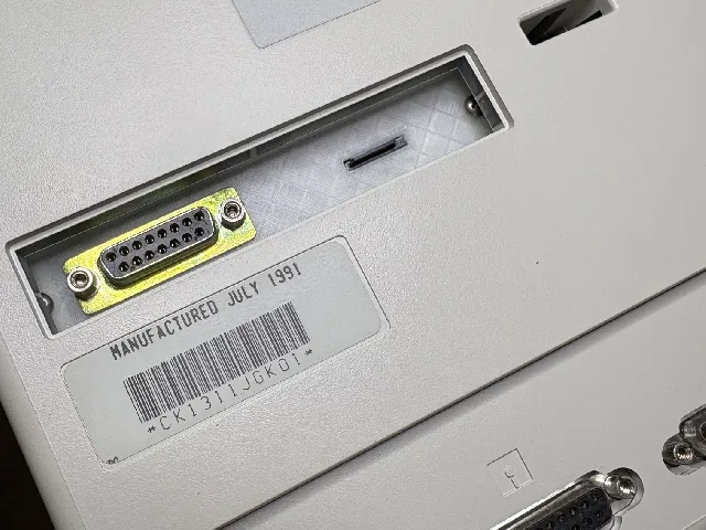 Macintosh SE/30 DB15 + MicroSD bracket