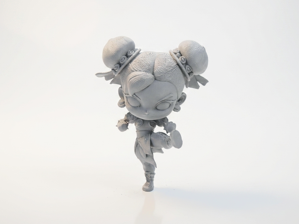 Chibi Chun Li Fighter Figurine 3D Printable