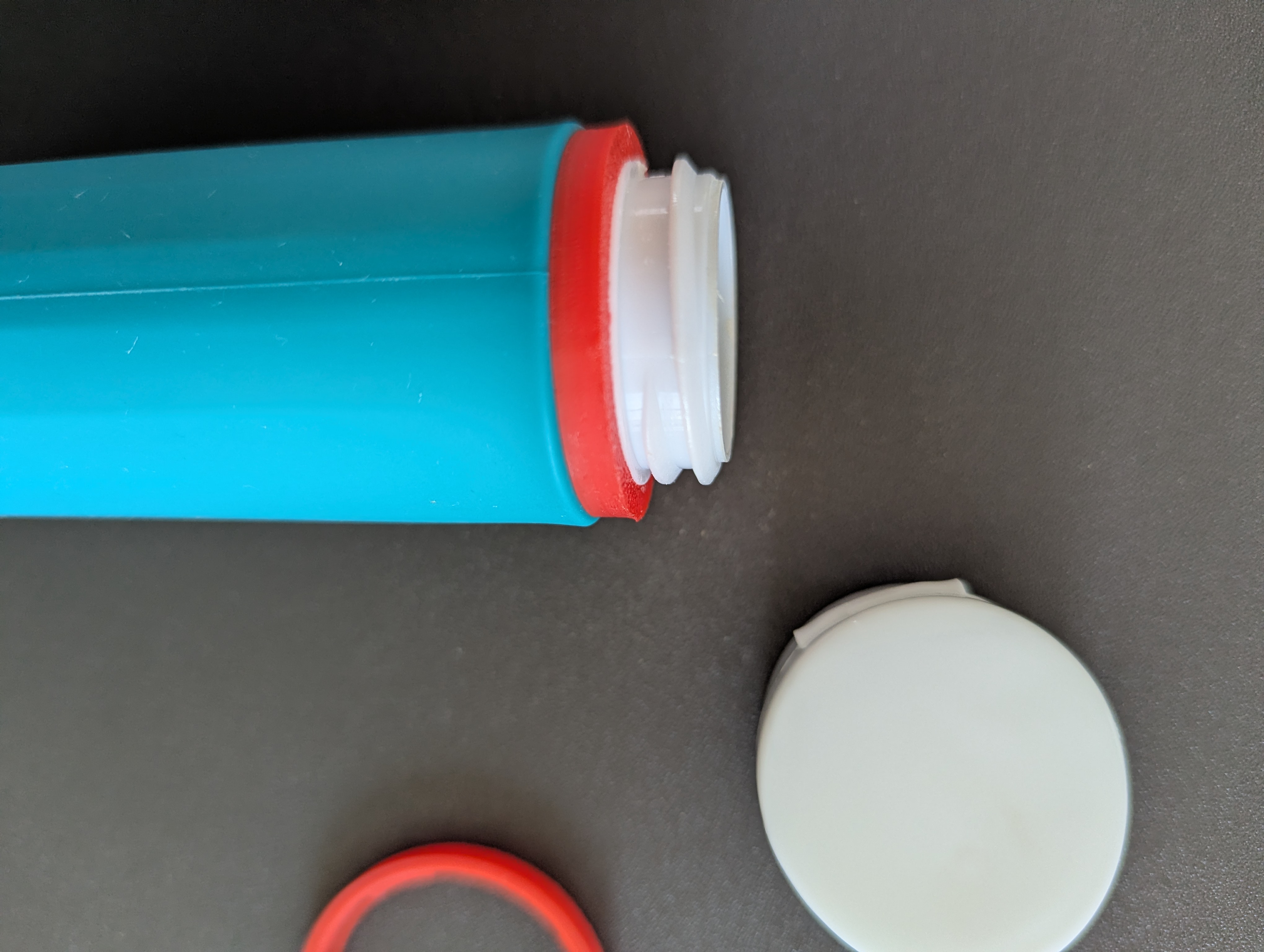 Silicone travel bottle ring