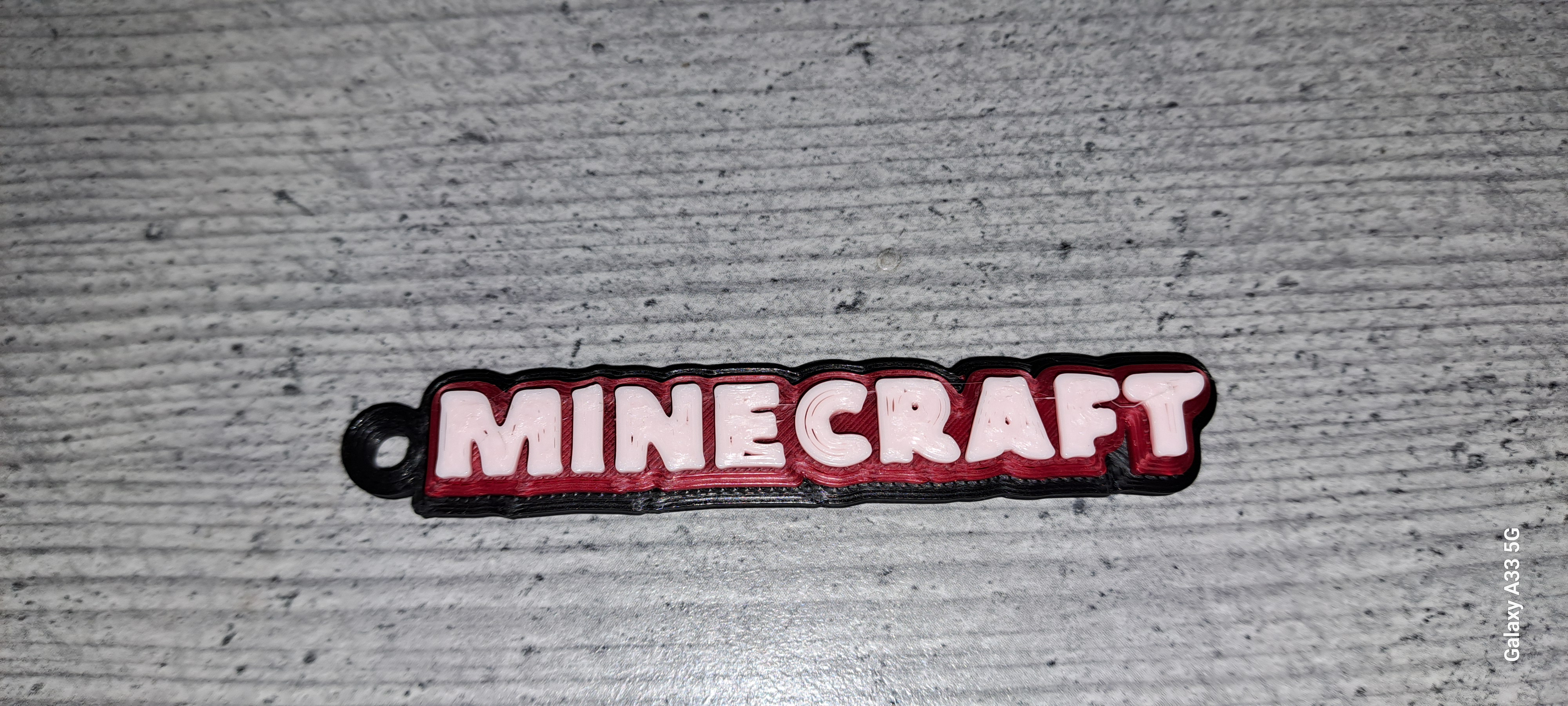Minecraft logo kulcstaró