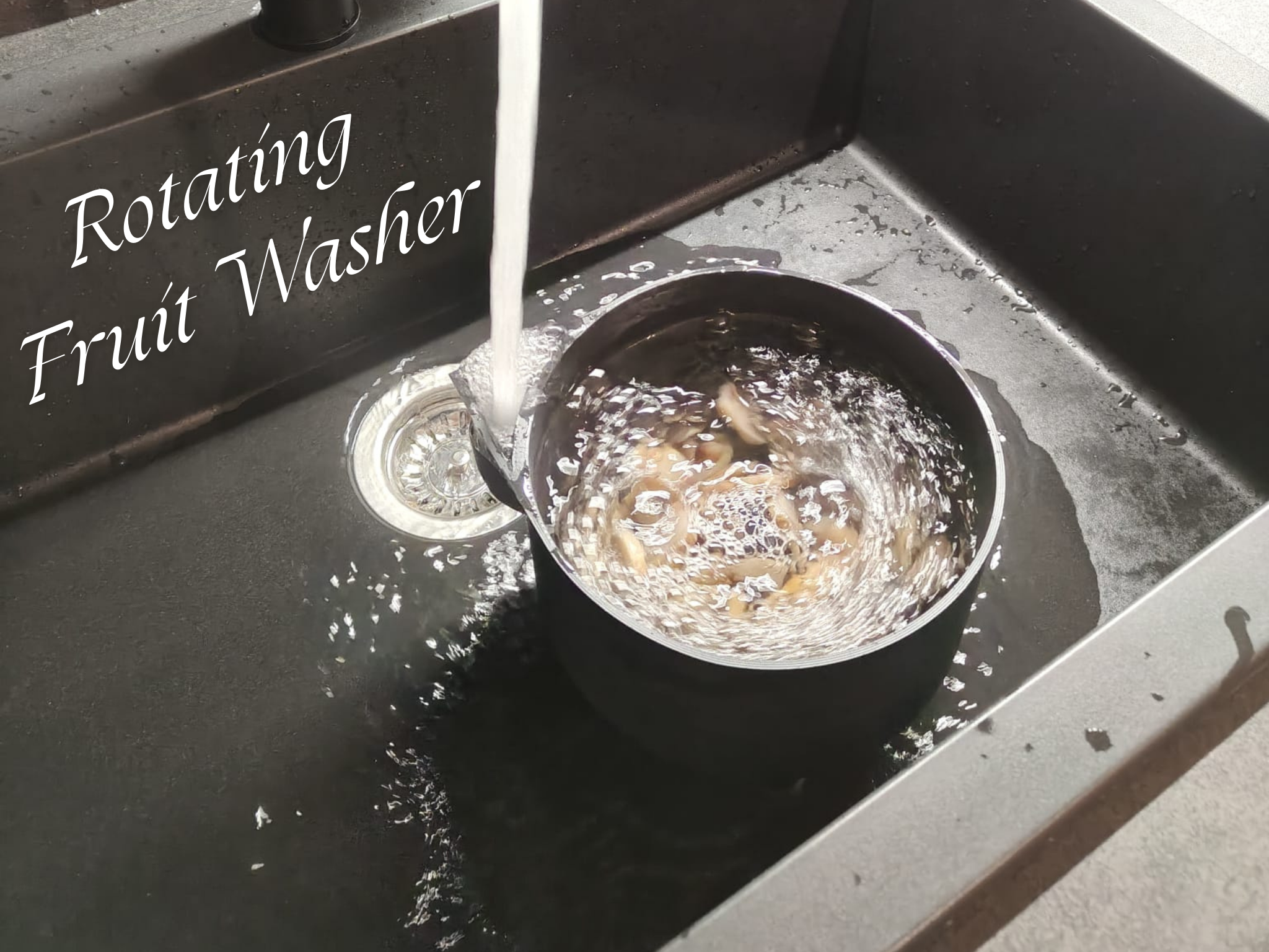 Rotating Fruit Washer