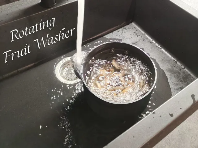 Rotating Fruit Washer