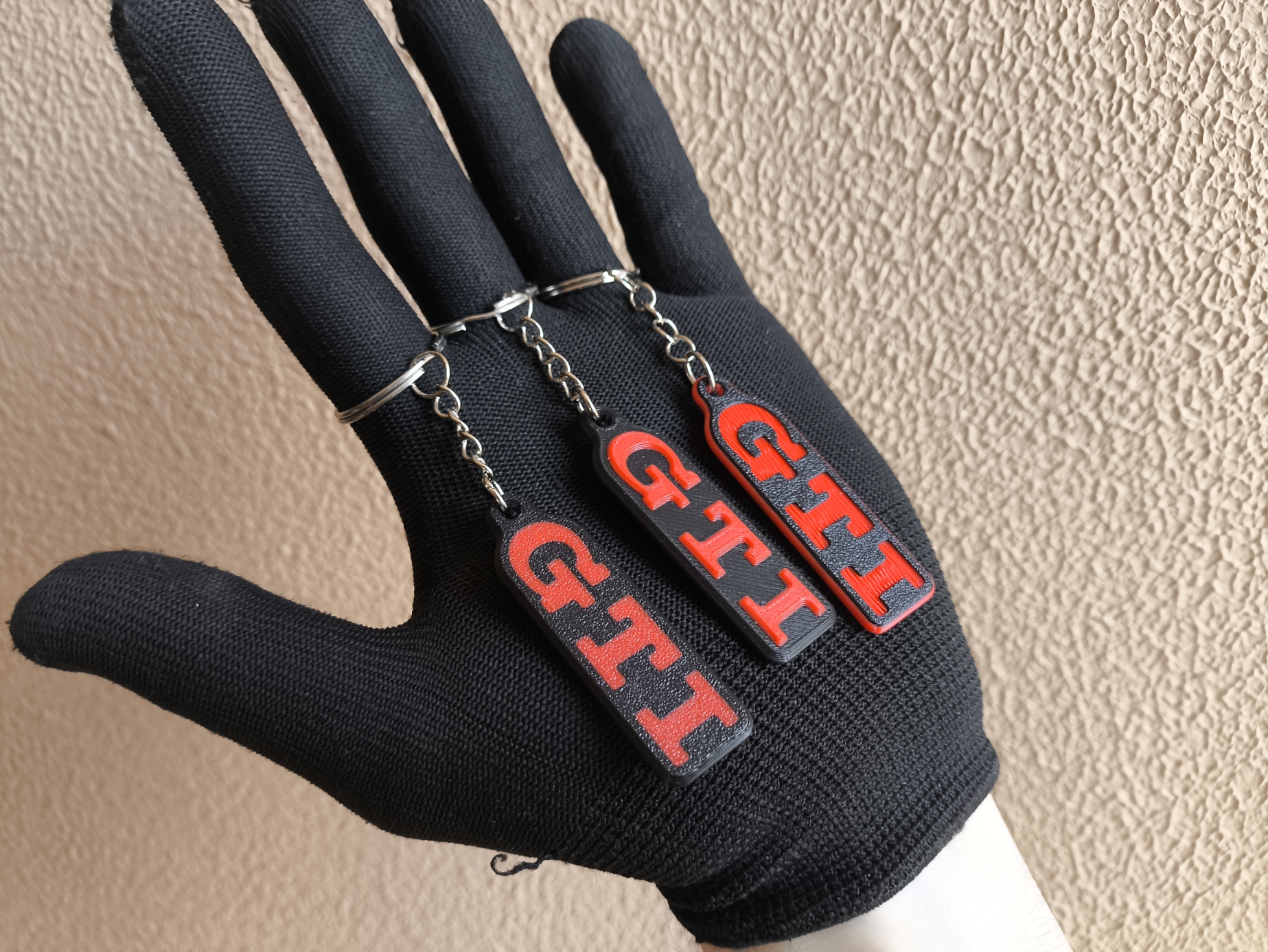 Volkswagen GTI Logo Keychain