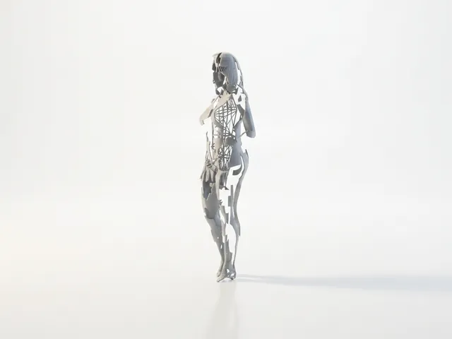Night Gown Female Figurine 3D Printable