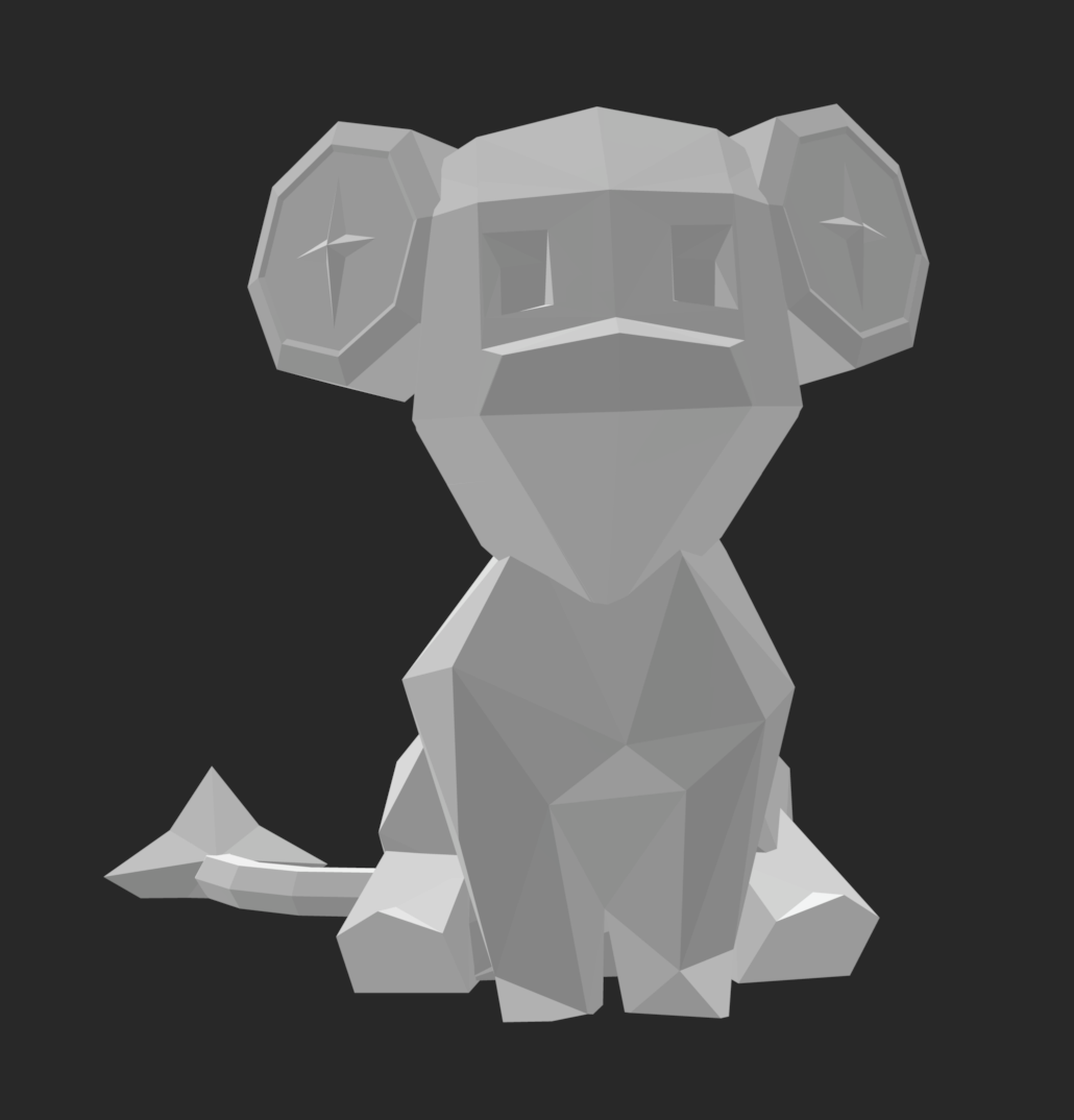 Low Poly Pokemon: Shinx National Dex#-0403
