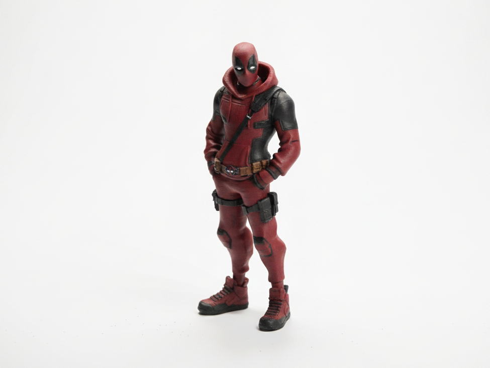 Street Deadpool Figurine Urban Style 3D Printable