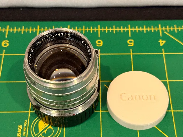 Canon 50mm 1.5 LTM lens cap