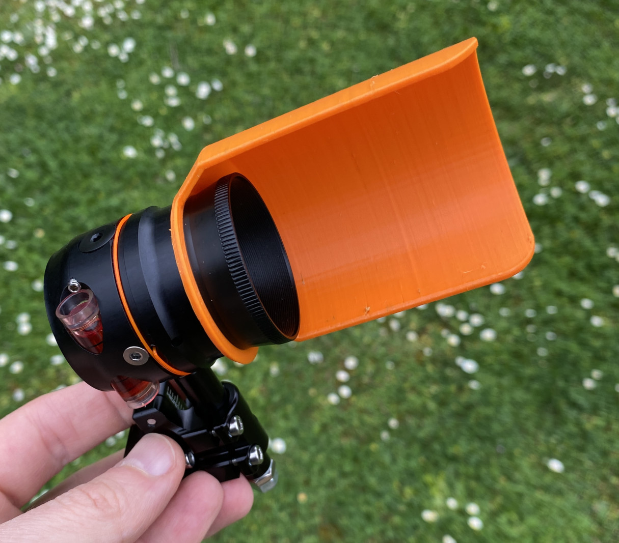 Sun shield for archery scope Arc Systeme EC33