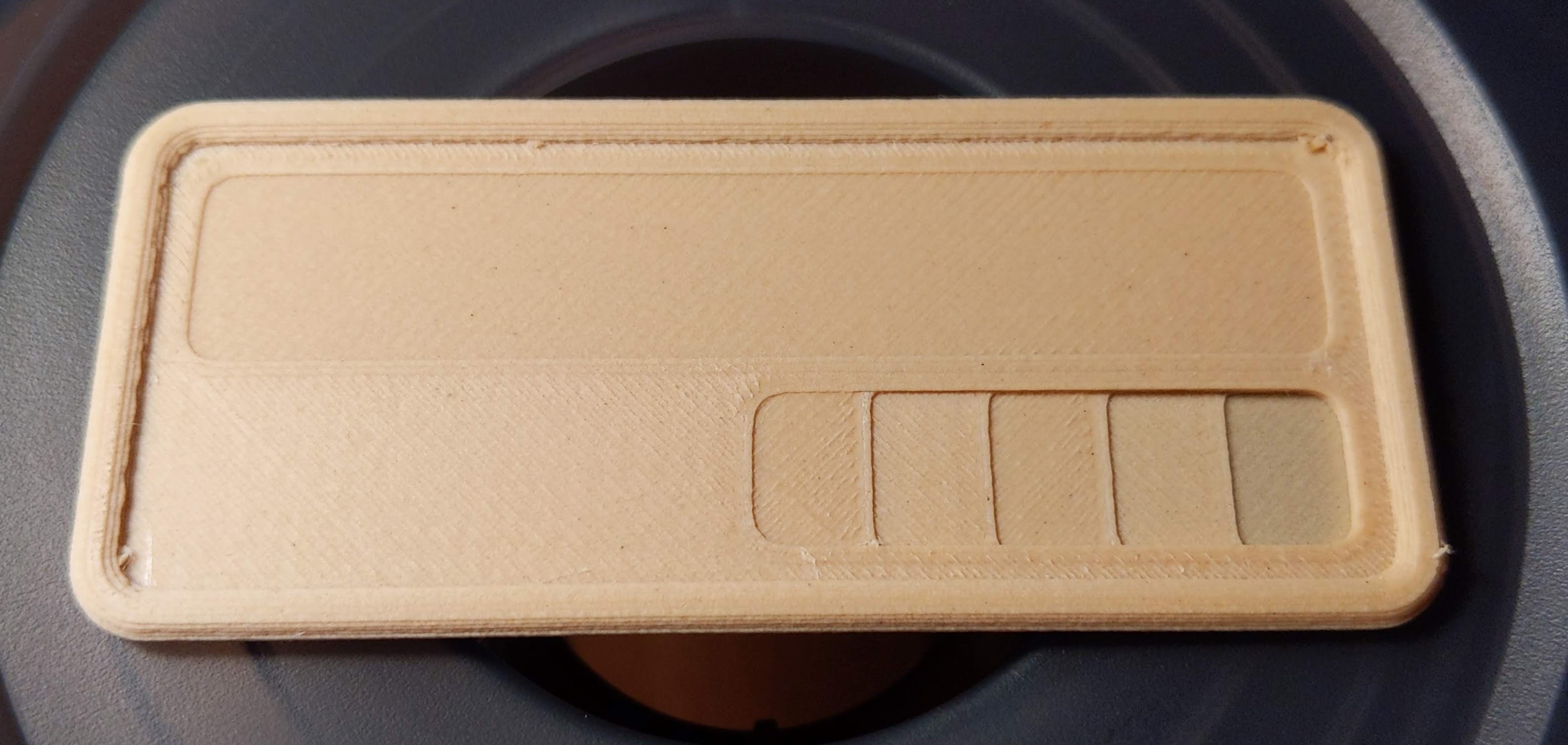 Blank filament sample card, 13mm label