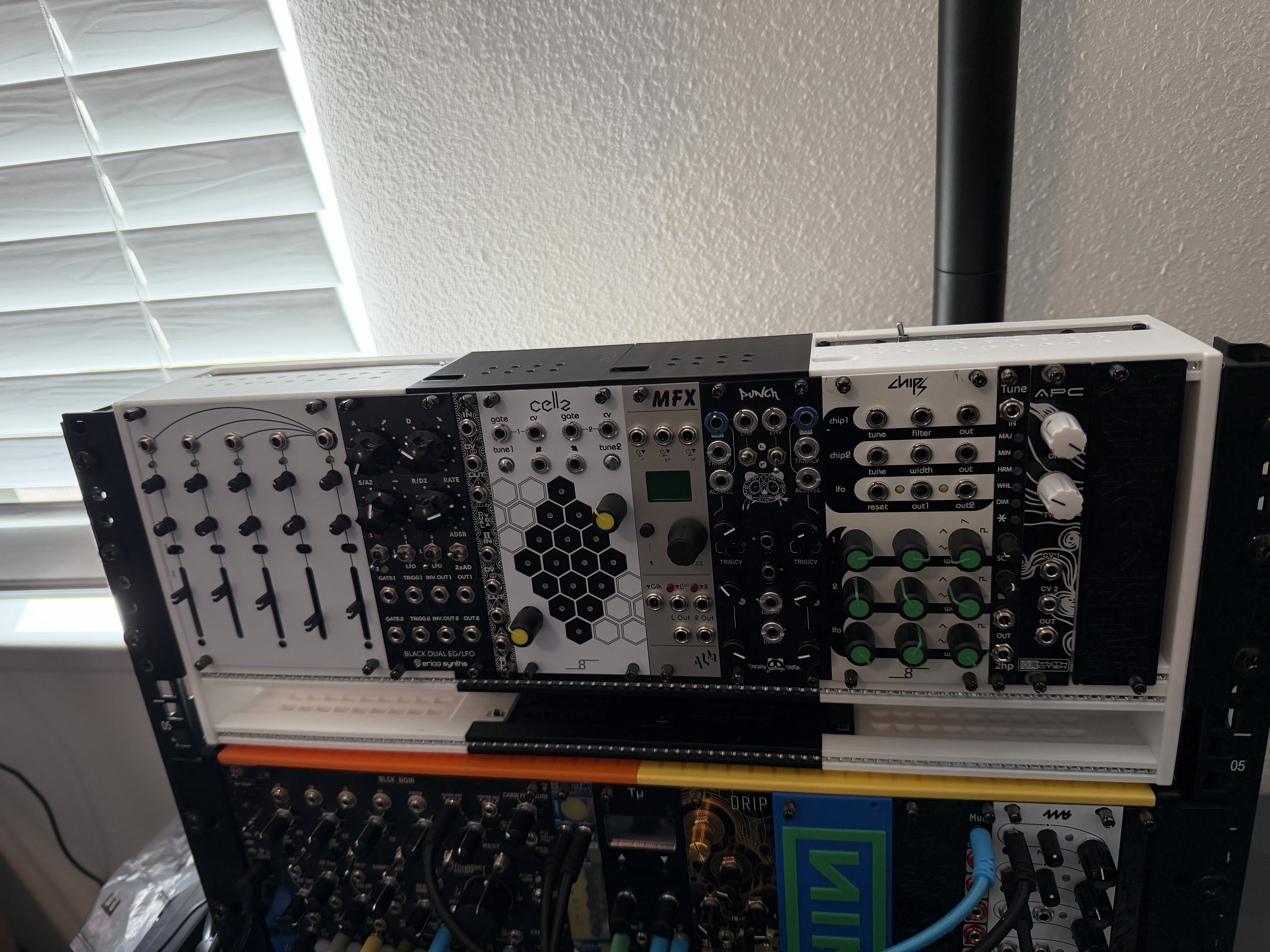 Rack Ears for Eurorack Case Blocks