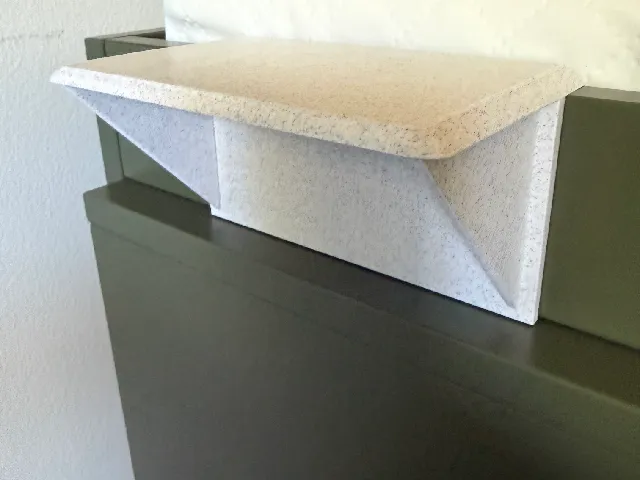 Baby Changing Table Slide-On Side Shelf
