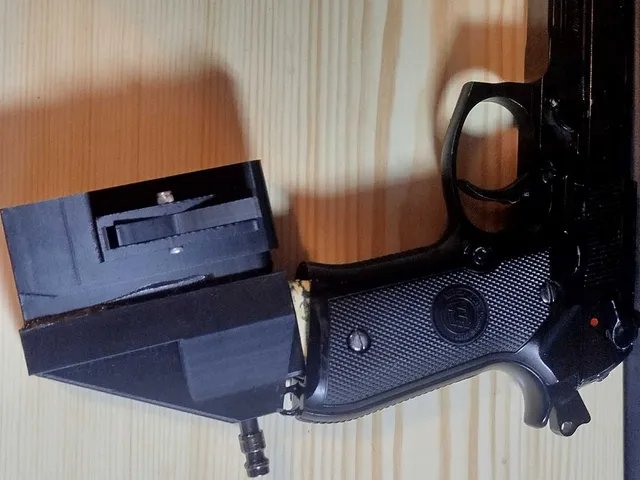 HPA Airsoft Mag adapter for WE bereta M9 and AR/M4 platform