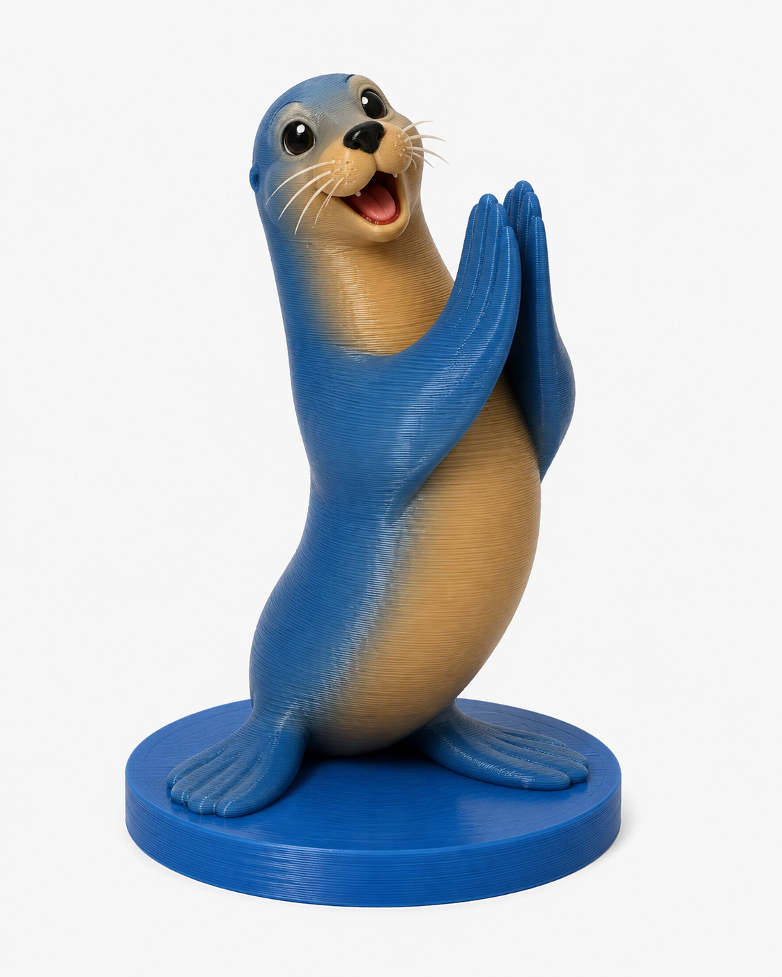 Fröhlicher Seehund - Happy seal