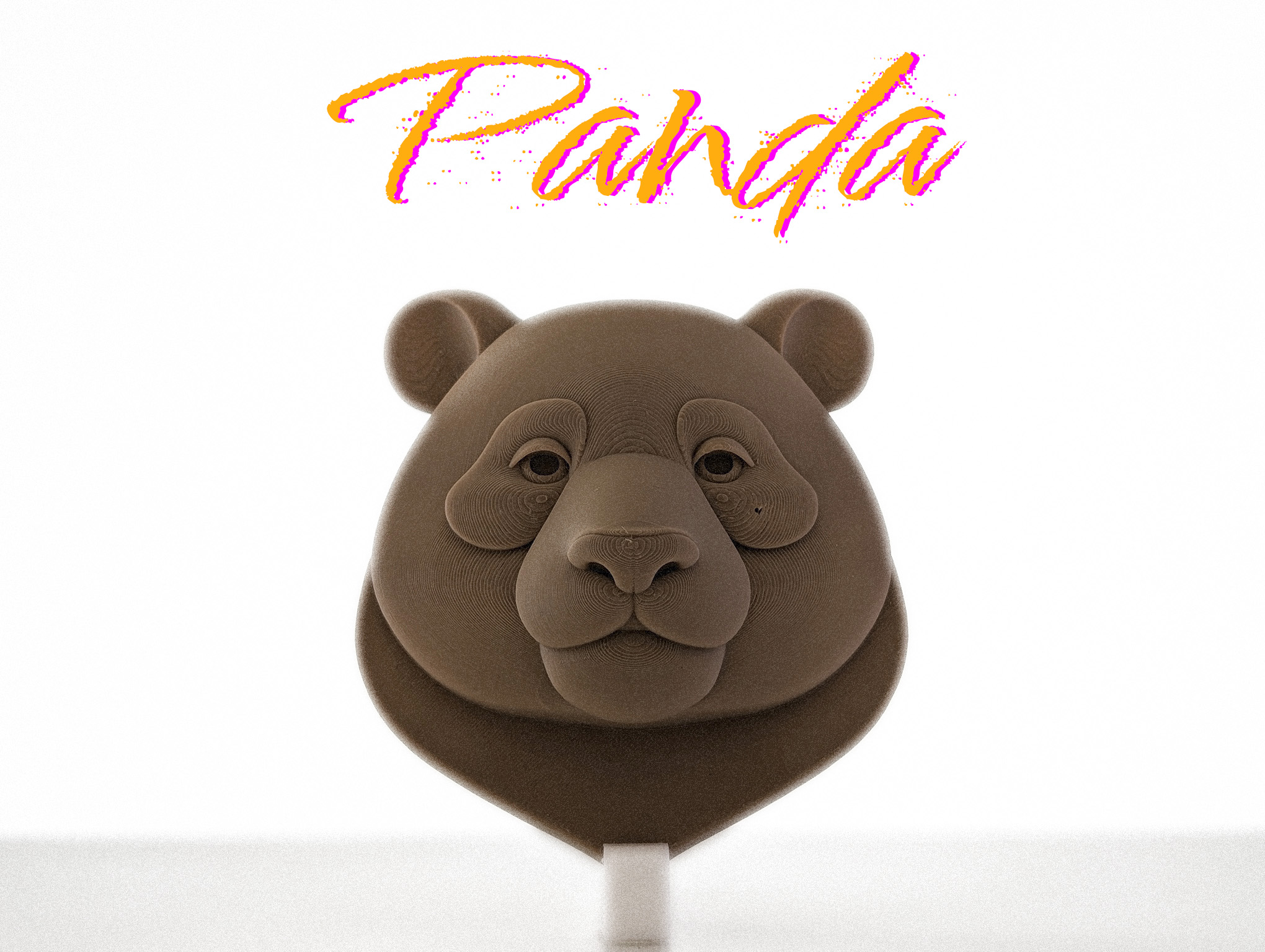 Panda Head – Ready-to-Hang Wall Sculpture