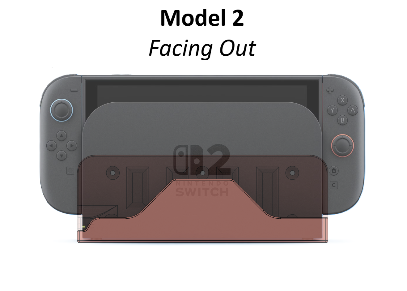 Switch 2 Wall Mount (Screw/Skadis)