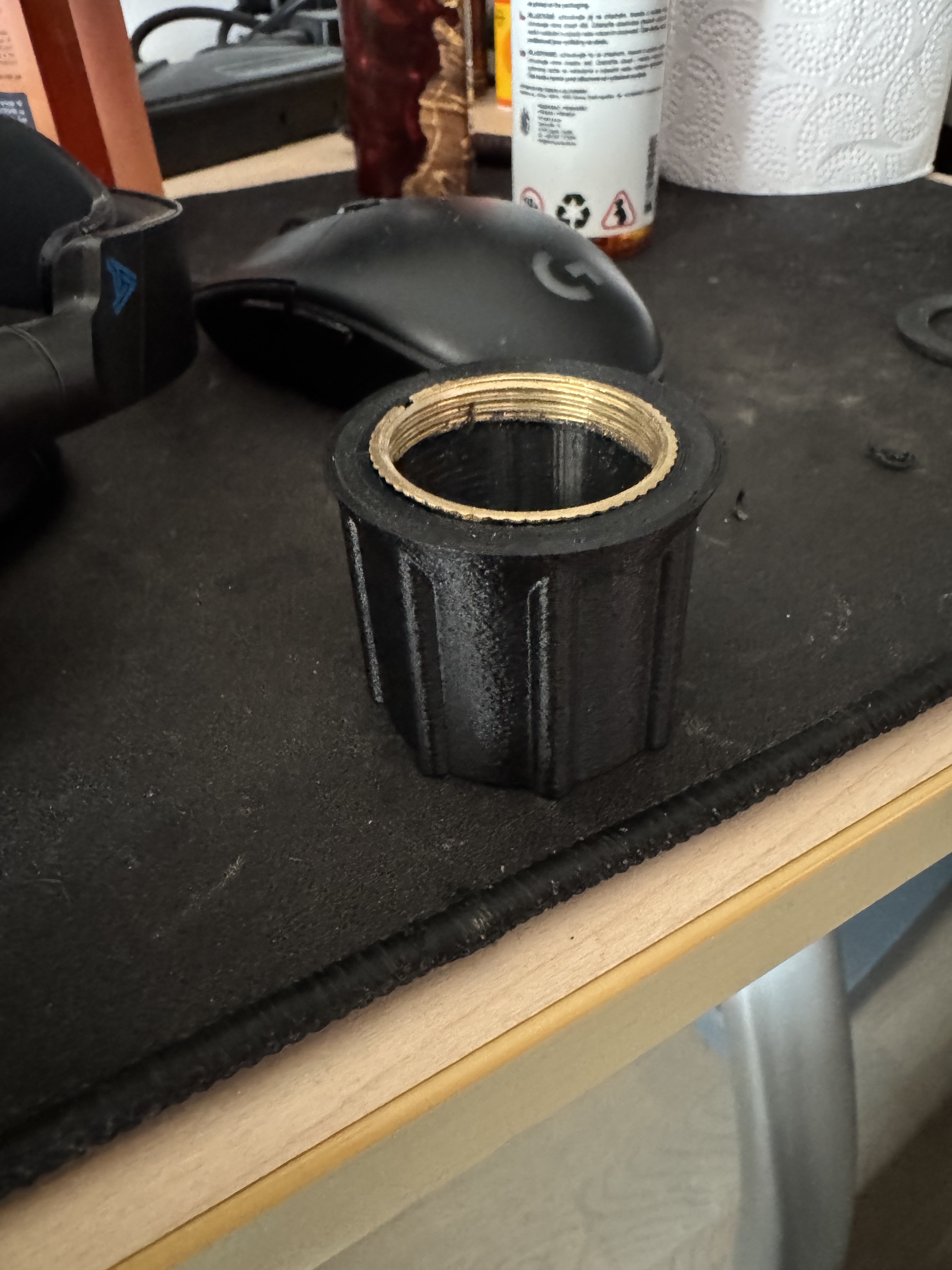 Kuchinox mounting sleeve for sink mixers