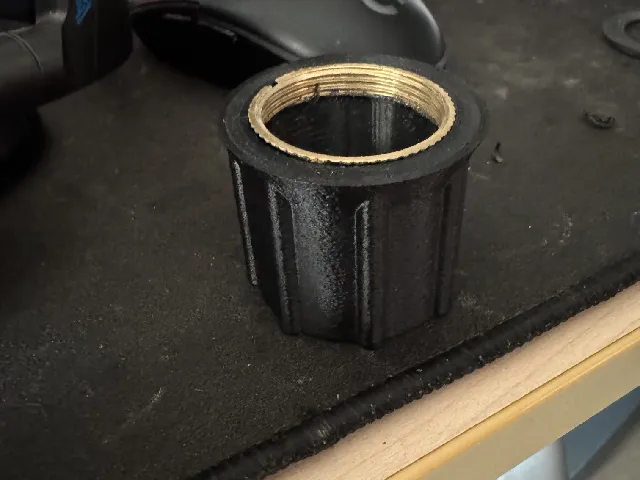 Kuchinox mounting sleeve for sink mixers