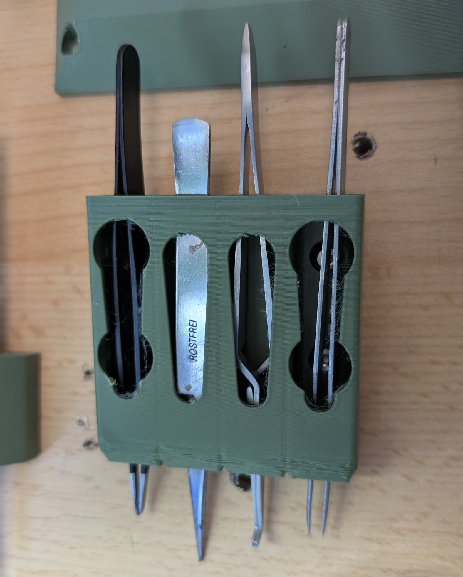Tweezer Holder 4x, screwable