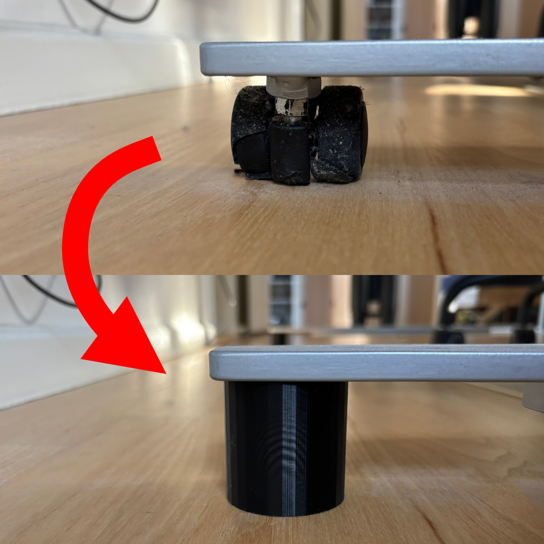 Desk Foot to replace Desk Caster