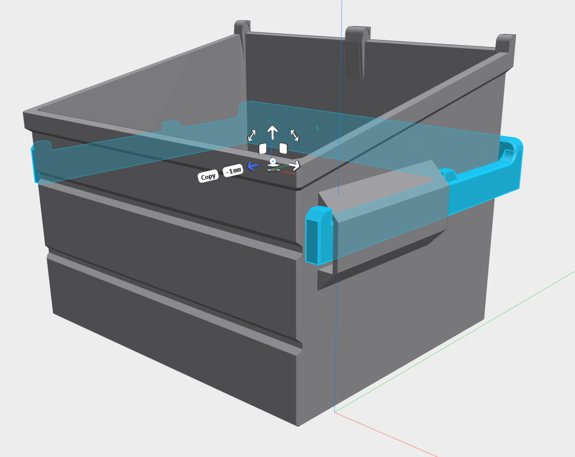 Miniatura 2 do modelo 3D Dumpster Bracket