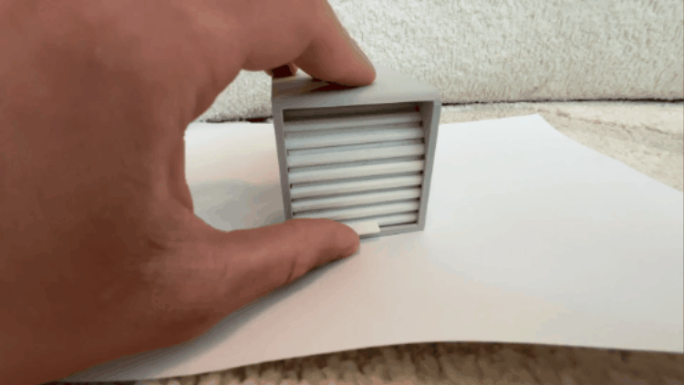 Garage with sliding door for model 1/64 HW cars 3D model
