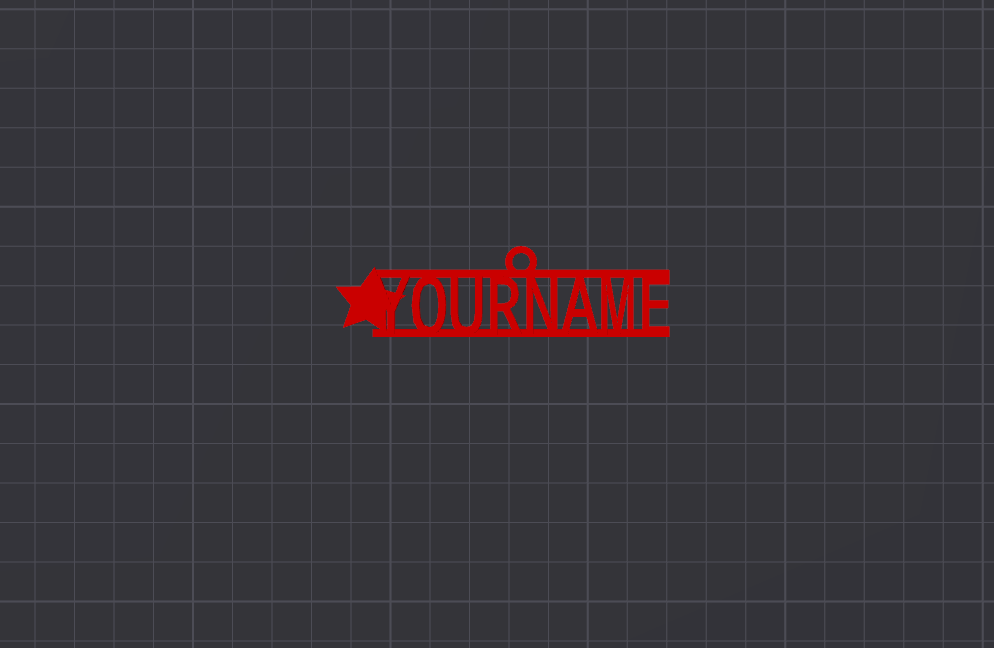 Custom Star Nametag **READ SUMMARY**