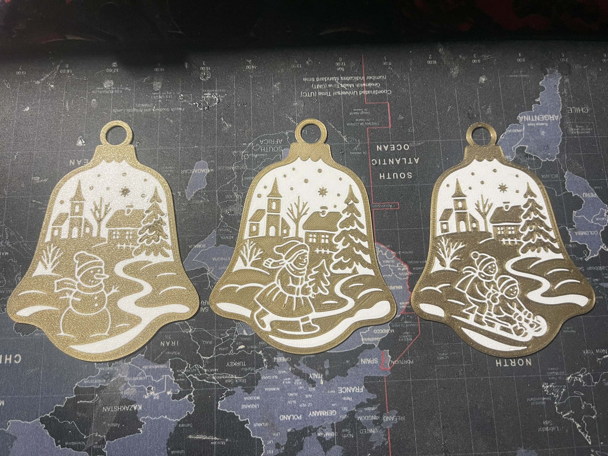 Christmas Ornaments – Set of 3 Bells