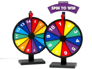 Large Spinning Prize Wheel Customize it! 10 or 14 Slots / Wheel of Fortune