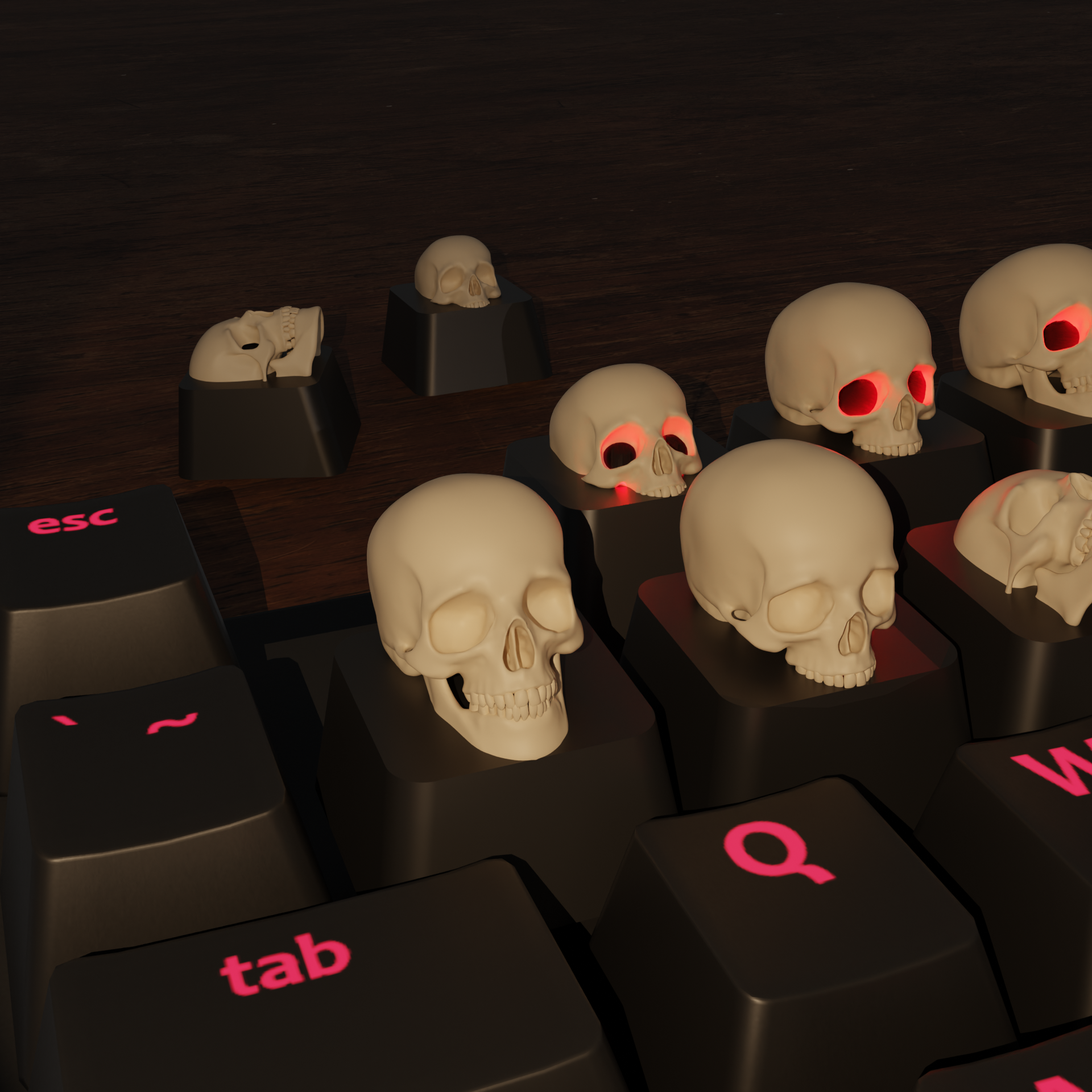 Skull Keycaps