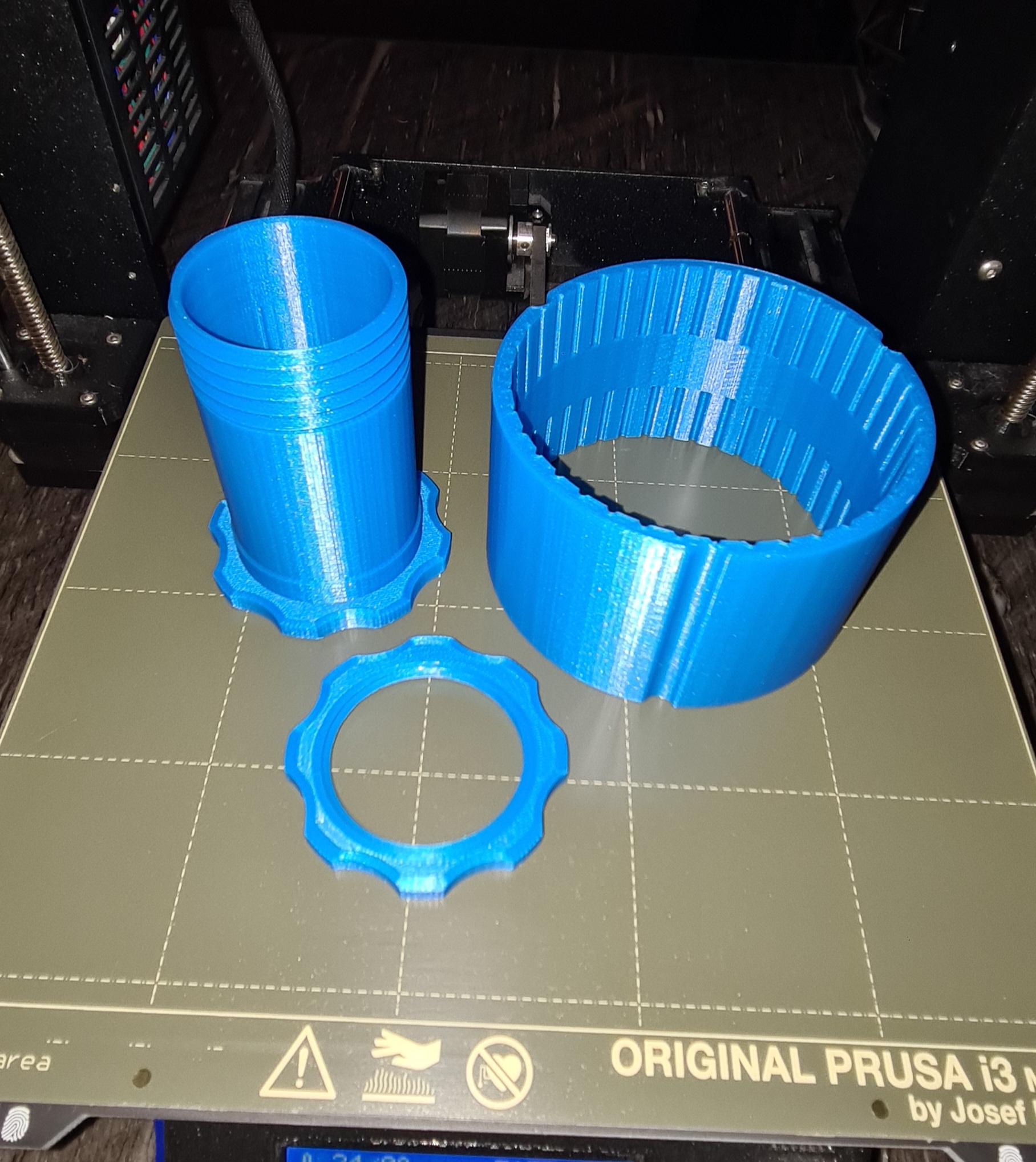 Prusament Master-Spool - Inner width dimensions 60mm, 70mm, 80mm, 90mm, 100mm 3D model thumbnail
